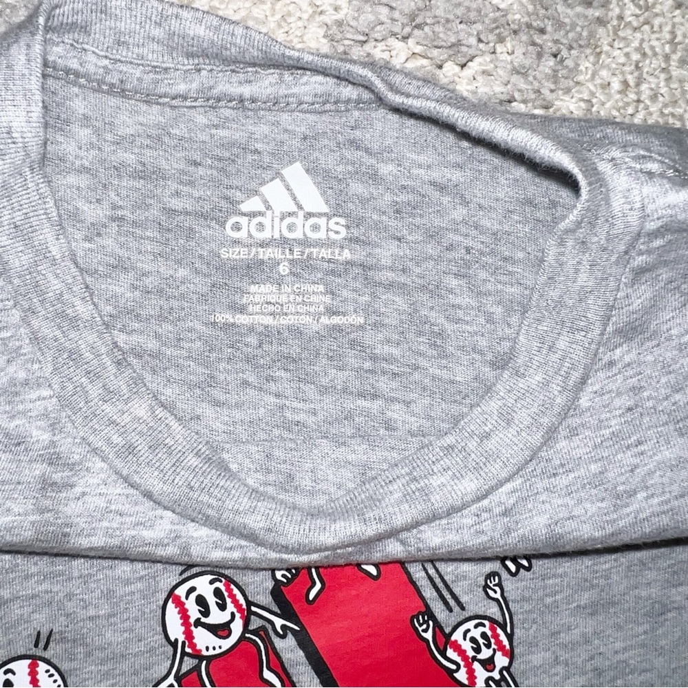 Adidas Three-Stripes Shorts and Tee Set - Picture 4 of 6